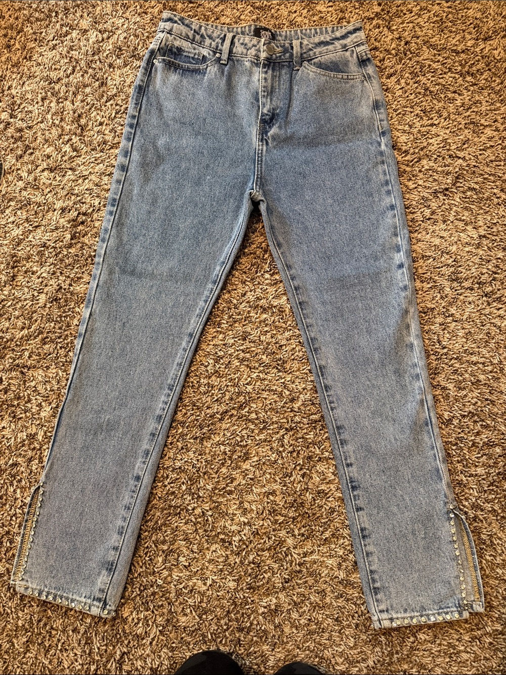 Women's Straight Leg Light Blue Jeans